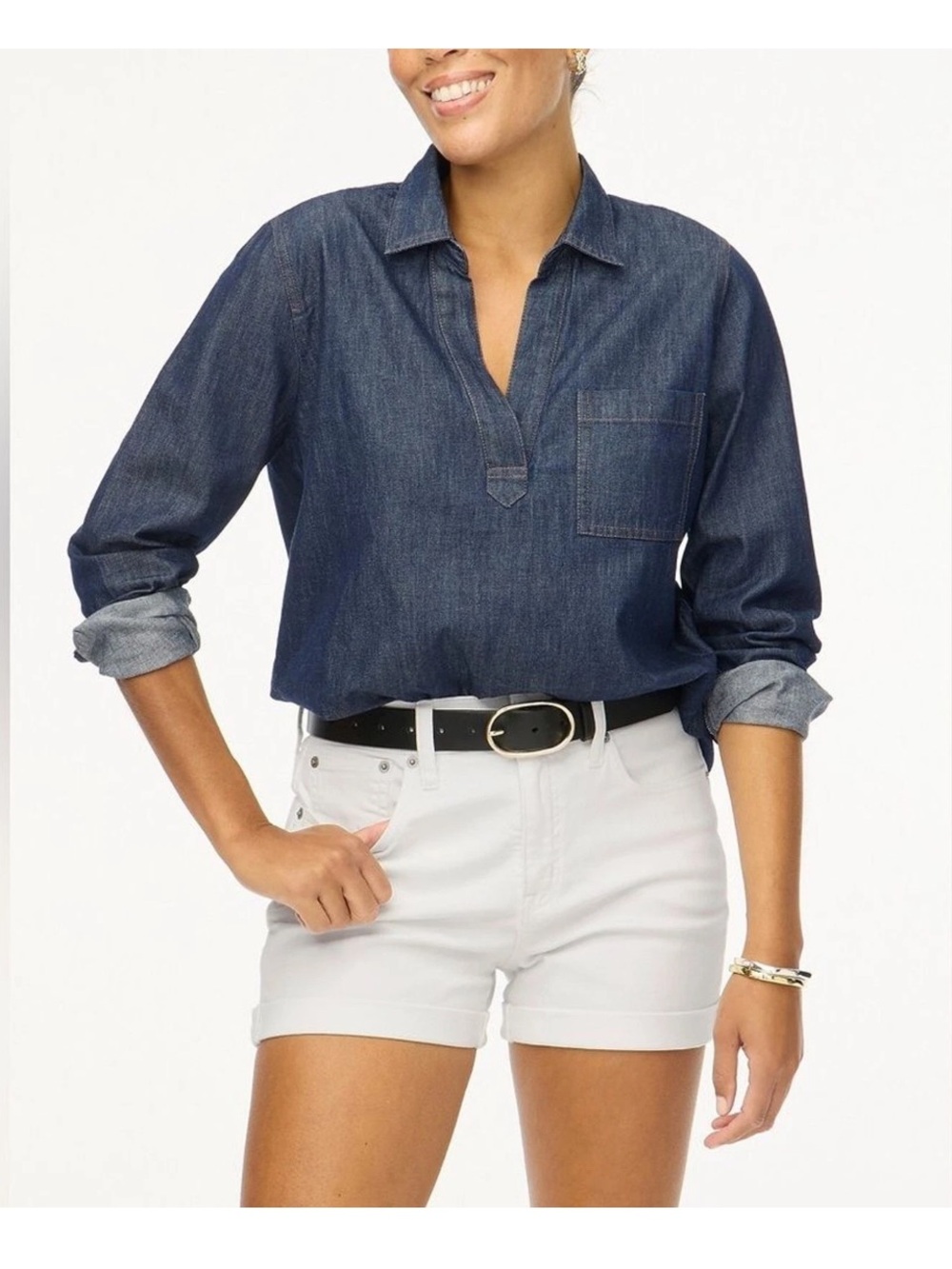 J Crew Shorts 25 Classic White